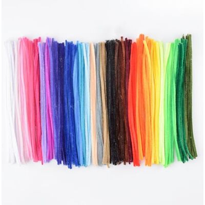 Creative Lot de 50 cure-pipes multicolores pour le bricolage 10 couleurs Fil chenille de 30 cm Kit de bricolage pour enfants Creative Lot de 50 cure-pipes multicolores pour le bricolage 10 couleurs Fil chenille de 30 cm Kit de bricolage pour enfants