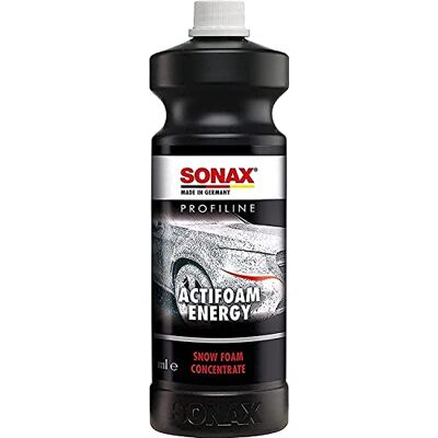 SONAX PROFILINE Actifoam energy (1 litre) détergent moussant puissant pour lavage manuel des véhicules et jantes Réf: 06183000 SONAX PROFILINE Actifoam energy (1 litre) détergent moussant puissant pour lavage manuel des véhicules et jantes Réf: 06183000