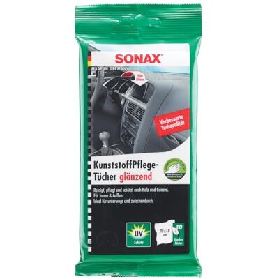 SONAX 415.100 Chiffons d'Entretien Plastiques Brillant 10 pièces SONAX 415.100 Chiffons d'Entretien Plastiques Brillant 10 pièces