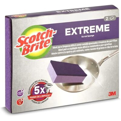 Scotch-Brite Mais-Nettoyants pour la cuisine 40 x 60 x 100 mm 2 unités Scotch-Brite Mais-Nettoyants pour la cuisine 40 x 60 x 100 mm 2 unités