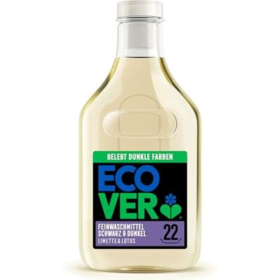 Ecover Lessive Liquide pour Linge Noir et Sombre Parfum Citron Vert et Lotus Lessive 22 Lavages 1 x 1 L Ecover Lessive Liquide pour Linge Noir et Sombre Parfum Citron Vert et Lotus Lessive 22 Lavages 1 x 1 L