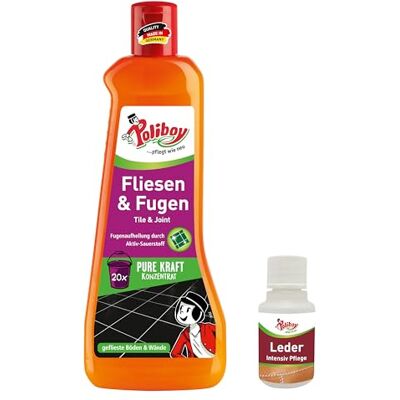 Poliboy Nettoyant concentré pour carrelage et joints avec oxygène actif pour carrelage de sol et carrelage mural Pour intérieur et extérieur 1 x 500 ml Avec échantillon de produit Fabriqué en Poliboy Nettoyant concentré pour carrelage et joints avec oxygène actif pour carrelage de sol et carrelage mural Pour intérieur et extérieur 1 x 500 ml Avec échantillon de produit Fabriqué en