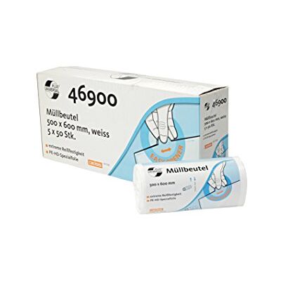 Deiss Lot de 250 sacs poubelle universels Plus 30 l, 500 x 600 cm Deiss Lot de 250 sacs poubelle universels Plus 30 l, 500 x 600 cm