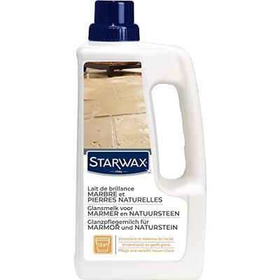 STARWAX Lait d'entretien brillant pour marbre et pierre naturelle 1 l STARWAX Lait d'entretien brillant pour marbre et pierre naturelle 1 l