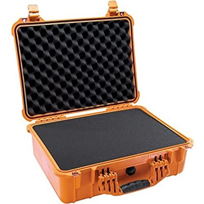 PELI 1520 valise de transport antichoc pour Matériel fragile, IP67 étanche à l'eau et à la poussière, capacité de 24L, fabriquée en Allemagne, avec insert en mousse personnalisable, orange PELI 1520 valise de transport antichoc pour Matériel fragile, IP67 étanche à l'eau et à la poussière, capacité de 24L, fabriquée en Allemagne, avec insert en mousse personnalisable, orange