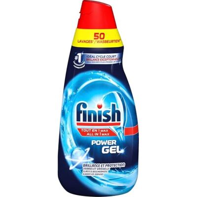 Finish Gel Produit Lave-Vaisselle All in One Max Gel Détergent 1L Finish Gel Produit Lave-Vaisselle All in One Max Gel Détergent 1L
