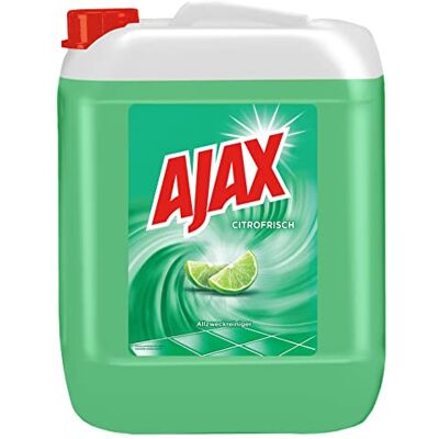 AJAX Nettoyant universel Citroën Fraîcheur 10 l – Nettoyant pour la propreté et la fraîcheur, idéal pour le bureau, l'entreprise, le cabinet ou la maison, dans un bidon pratique AJAX Nettoyant universel Citroën Fraîcheur 10 l – Nettoyant pour la propreté et la fraîcheur, idéal pour le bureau, l'entreprise, le cabinet ou la maison, dans un bidon pratique