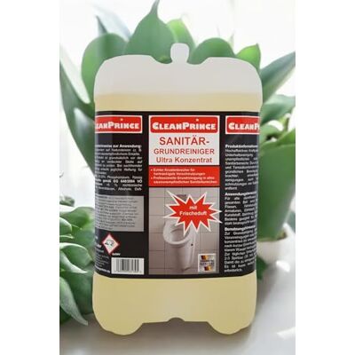 CleanPrince Bidon de 10 litres de nettoyant sanitaire ultra concentré pour les zones sanitaires fortement sollicitées CleanPrince Bidon de 10 litres de nettoyant sanitaire ultra concentré pour les zones sanitaires fortement sollicitées