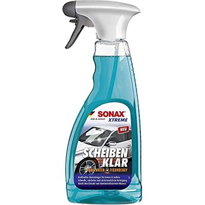 SONAX XTREME Nettoyant pour vitres PureWaterTechnology (500 ml) Nettoyant pour vitres haute efficacité avec technologie Pure Water, élimine les insectes, les traces de doigts SONAX XTREME Nettoyant pour vitres PureWaterTechnology (500 ml) Nettoyant pour vitres haute efficacité avec technologie Pure Water, élimine les insectes, les traces de doigts