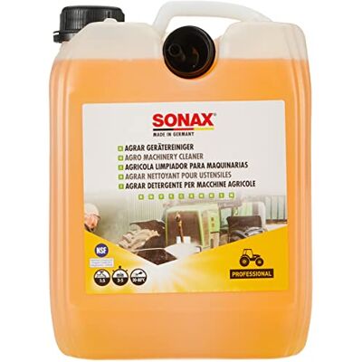 SONAX AGRAR Nettoyant pour ustensiles (5 litres) puissant alcalin pour véhicules et équipements agricoles Réf: 07055000 SONAX AGRAR Nettoyant pour ustensiles (5 litres) puissant alcalin pour véhicules et équipements agricoles Réf: 07055000