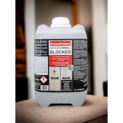 CleanPrince 5 Litre Anti Moisissure Bloqueur Schimmelblocker Moule Anti-schimmel-blocker Odeur Croissance Fongique Sporen Produit de Nettoyage Prévention Protection Spray Bloc Anticipation Taches CleanPrince 5 Litre Anti Moisissure Bloqueur Schimmelblocker Moule Anti-schimmel-blocker Odeur Croissance Fongique Sporen Produit de Nettoyage Prévention Protection Spray Bloc Anticipation Taches