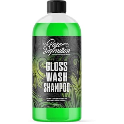 Pure Shampoing pour voiture, cire de lavage au pH neutre, haute mousse et brillance, concentré de finition brillante ultra lisse, 1000 ml Pure Shampoing pour voiture, cire de lavage au pH neutre, haute mousse et brillance, concentré de finition brillante ultra lisse, 1000 ml