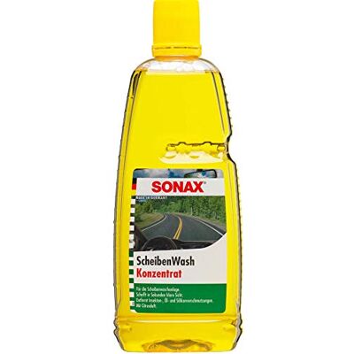 SONAX Concentré pour lave-vitres avec parfum d'agrumes (1 litre) Concentré de nettoyage pour lave-vitres et phares en été N° d'article 02603000 SONAX Concentré pour lave-vitres avec parfum d'agrumes (1 litre) Concentré de nettoyage pour lave-vitres et phares en été N° d'article 02603000