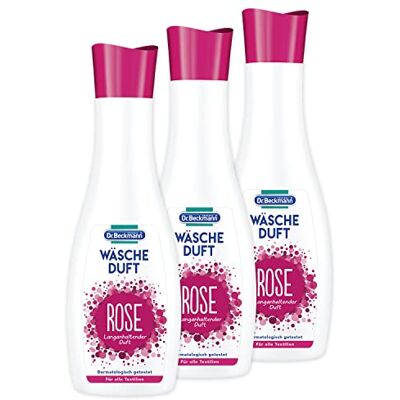 Dr. Beckmann Parfum de linge rose Pour un parfum frais et durable Sans adoucissant et convient à tous les textiles Lot de 3 (3 x 250 ml) Dr. Beckmann Parfum de linge rose Pour un parfum frais et durable Sans adoucissant et convient à tous les textiles Lot de 3 (3 x 250 ml)