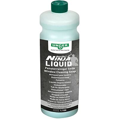 Unger Power Liquid FR10S Nettoyant concentré pour vitres 1 l, rapport de mélange 1:100, nettoyage sans traces Unger Power Liquid FR10S Nettoyant concentré pour vitres 1 l, rapport de mélange 1:100, nettoyage sans traces