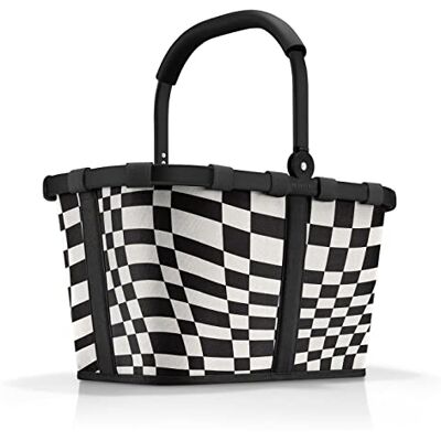 reisenthel Carrybag frame op-art Panier à provisions solide avec beaucoup d'espace de rangement et poche intérieure pratique Design élégant et résistant à l'eau reisenthel Carrybag frame op-art Panier à provisions solide avec beaucoup d'espace de rangement et poche intérieure pratique Design élégant et résistant à l'eau