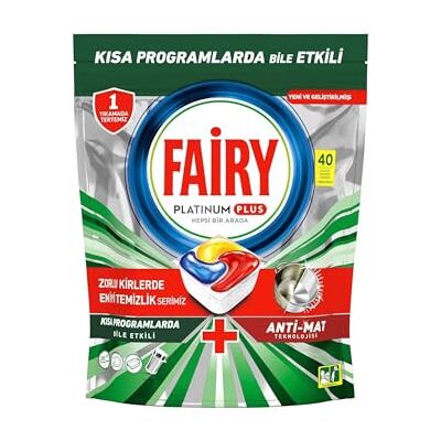Fairy - Platinum Plus - Lemon - Dishwasher tablets Fairy - Platinum Plus - Lemon - Dishwasher tablets
