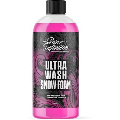 Pure Mousse de neige pour voiture, nettoyant pré-lavage, pH neutre, haute mousse et brillance, concentré ultra 50:1 pour le nettoyage et les détails Pure Mousse de neige pour voiture, nettoyant pré-lavage, pH neutre, haute mousse et brillance, concentré ultra 50:1 pour le nettoyage et les détails
