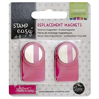 Creative 2137-039 Lot de 2 outils de rechange faciles et autres plateformes d'estampage, aimants ronds et fins, en métal, multicolore Creative 2137-039 Lot de 2 outils de rechange faciles et autres plateformes d'estampage, aimants ronds et fins, en métal, multicolore
