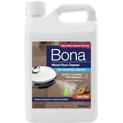 Bona Nettoyant concentré pour sols en bois de cèdre Pour robots et aspirateurs Séchage rapide et sans traces 1,1 l Bona Nettoyant concentré pour sols en bois de cèdre Pour robots et aspirateurs Séchage rapide et sans traces 1,1 l