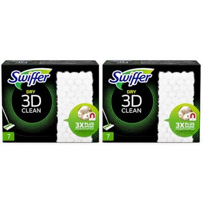 Swiffer Balai Attrape-Poussière Nettoyage 3D, Recharges Lingettes Sèches pour Sols, 14 Unités, Attrape et Retient La Poussière Balai Attrape-Poussière Nettoyage 3Ddry (2) (2) Swiffer Balai Attrape-Poussière Nettoyage 3D, Recharges Lingettes Sèches pour Sols, 14 Unités, Attrape et Retient La Poussière Balai Attrape-Poussière Nettoyage 3Ddry (2) (2)