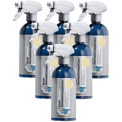 Koch Chemie Refresh Cockpit Care Lot de 6 flacons de soin pour cockpit satiné 500 ml Koch Chemie Refresh Cockpit Care Lot de 6 flacons de soin pour cockpit satiné 500 ml