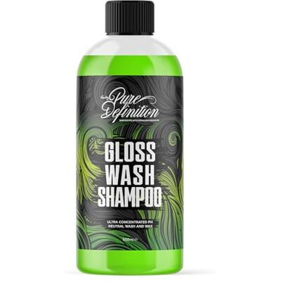 Pure Shampooing cire de lavage de voiture, pH neutre, haute mousse et brillance, finition brillante ultra lisse 260:1 concentrée pour le nettoyage et les détails, 500 ml Pure Shampooing cire de lavage de voiture, pH neutre, haute mousse et brillance, finition brillante ultra lisse 260:1 concentrée pour le nettoyage et les détails, 500 ml