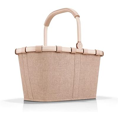 reisenthel Carrybag BK Panier à provisions, Twist Coffee, Taille unique, Poche supplémentaire reisenthel Carrybag BK Panier à provisions, Twist Coffee, Taille unique, Poche supplémentaire