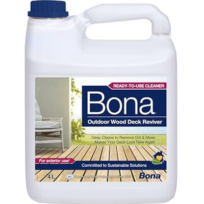 Bona Nettoyant et rénovateur pour terrasse en bois 4 litres Bona Nettoyant et rénovateur pour terrasse en bois 4 litres