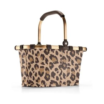 reisenthel carrybag XS – Panier de courses stable au format XS avec poche intérieure pratique – Design élégant et imperméable, Leo Macchiato, XS, Motif élégant reisenthel carrybag XS – Panier de courses stable au format XS avec poche intérieure pratique – Design élégant et imperméable, Leo Macchiato, XS, Motif élégant
