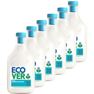 Ecover Adoucissant Rose 6 x 1L Pack économique Ecover Adoucissant Rose 6 x 1L Pack économique