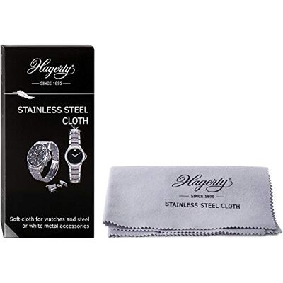 Hagerty Chiffon de Nettoyage en Acier Inoxydable 36 x 30 cm 100% Coton imprégné Chiffon de Polissage pour Montres Chiffon d'entretien pour Montres Bijoux et Accessoires Acier Inoxydable Hagerty Chiffon de Nettoyage en Acier Inoxydable 36 x 30 cm 100% Coton imprégné Chiffon de Polissage pour Montres Chiffon d'entretien pour Montres Bijoux et Accessoires Acier Inoxydable