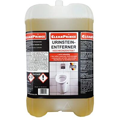CleanPrince Urinsteinentferner Urinsteinentferner Détachant urine dépôts savon rouille urinoir WC bidet gastro traiteur taches calcaires échelle commerciale Urinstein-Entferner Urinstein-Löser 5 CleanPrince Urinsteinentferner Urinsteinentferner Détachant urine dépôts savon rouille urinoir WC bidet gastro traiteur taches calcaires échelle commerciale Urinstein-Entferner Urinstein-Löser 5