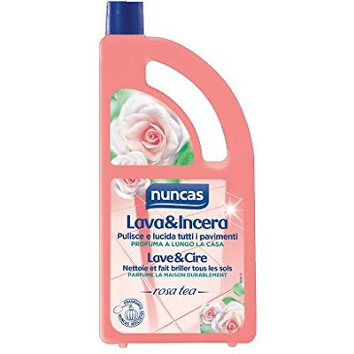 nuncas Lava & Incera – Nettoyant pour sols – Rose Tea – 1000 ml nuncas Lava & Incera – Nettoyant pour sols – Rose Tea – 1000 ml