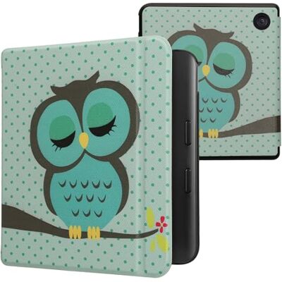 kwmobile Étui compatible avec Kobo Libra Colour coque Étui à rabat magnétique tablette eReader similicuir turquoise-marron-menthe glaciale kwmobile Étui compatible avec Kobo Libra Colour coque Étui à rabat magnétique tablette eReader similicuir turquoise-marron-menthe glaciale