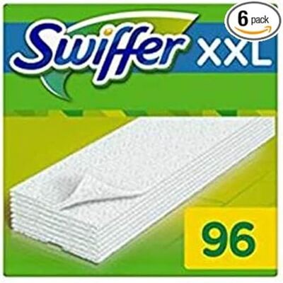 Swiffer P & G Professional Lingettes Balai attrape-poussière XXL pour les balais, 6 x 16 pièHardliness, 1er Pack (1 x 86 pièHardliness) Swiffer P & G Professional Lingettes Balai attrape-poussière XXL pour les balais, 6 x 16 pièHardliness, 1er Pack (1 x 86 pièHardliness)