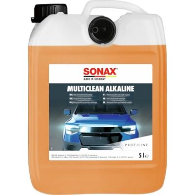 SONAX PROFILINE Multiclean alkaline (5 litres) nettoyant alcalin puissant pour pré-lavage auto et poids-lourds Réf: 06295000 SONAX PROFILINE Multiclean alkaline (5 litres) nettoyant alcalin puissant pour pré-lavage auto et poids-lourds Réf: 06295000