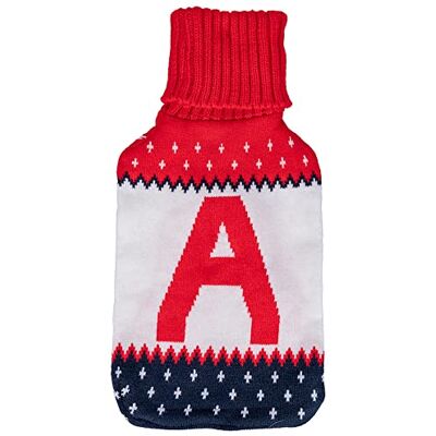 Tivoli Sac d'eau chaude 2 l, Monogram Winter A, rouge + blanc + bleu, moyen Tivoli Sac d'eau chaude 2 l, Monogram Winter A, rouge + blanc + bleu, moyen