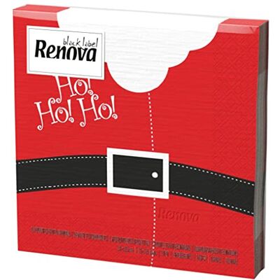 Renova Lot de 20 serviettes en papier de Noël 110 g Renova Lot de 20 serviettes en papier de Noël 110 g
