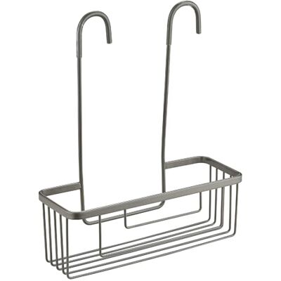 Gedy OTTAVIANO Panier de douche à suspendre, étagère de douche, acier inoxydable, métal Gun 30 x 12 x 37 cm Gedy OTTAVIANO Panier de douche à suspendre, étagère de douche, acier inoxydable, métal Gun 30 x 12 x 37 cm