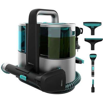 Cecotec Nettoyeur pour tapisseries et tapis avec câble Conga 4000 Carpet&Spot Clean XL X-Treme. 600 W, 14 kPa, réservoirs : eau propre et sale, pulvérisateur d'eau, accessoire fenêtres, 3 buses Cecotec Nettoyeur pour tapisseries et tapis avec câble Conga 4000 Carpet&Spot Clean XL X-Treme. 600 W, 14 kPa, réservoirs : eau propre et sale, pulvérisateur d'eau, accessoire fenêtres, 3 buses