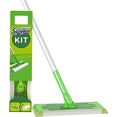 Swiffer Nettoyant avec Poignée de Démarrage 1 + 8 Lingettes Sèches Recharges 1841804-1 Unité Swiffer Nettoyant avec Poignée de Démarrage 1 + 8 Lingettes Sèches Recharges 1841804-1 Unité