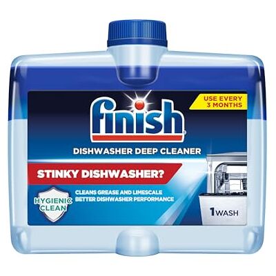 Finish Dual Action Spülmaschinenreiniger: gegen Fett und Kalk, 244 ml Finish Dual Action Spülmaschinenreiniger: gegen Fett und Kalk, 244 ml