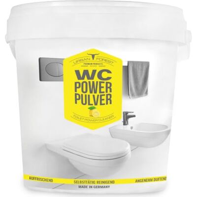 URBAN FOREST WC Power Poudre, mousse puissante autonettoyante, 1 kg Nettoyant WC avec poudre en mousse active extra forte pour WC et bidet URBAN FOREST WC Power Poudre, mousse puissante autonettoyante, 1 kg Nettoyant WC avec poudre en mousse active extra forte pour WC et bidet