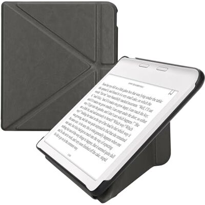 kwmobile Étui compatible avec Kobo Libra Colour coque Étui à rabat magnétique tablette eReader similicuir anthracite kwmobile Étui compatible avec Kobo Libra Colour coque Étui à rabat magnétique tablette eReader similicuir anthracite