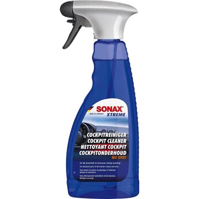 SONAX XTREME Nettoyant cockpit (500 ml) nettoie, entretient et protège les surfaces mattes en plastique de l’habitacle Ref: 02832410-810 SONAX XTREME Nettoyant cockpit (500 ml) nettoie, entretient et protège les surfaces mattes en plastique de l’habitacle Ref: 02832410-810