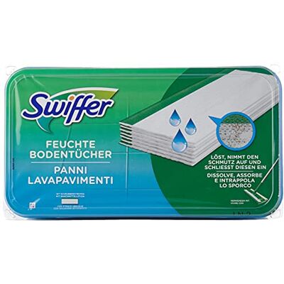 Swiffer Lingettes Humides Pour Sol, 48 Lingettes Nettoyantes (2 x 24), Pour Balai , Attrape-Poussière, Lingette Retient La Poussière Et La Saleté, Avec Parfum D'agrumes Frais, Blanc Swiffer Lingettes Humides Pour Sol, 48 Lingettes Nettoyantes (2 x 24), Pour Balai , Attrape-Poussière, Lingette Retient La Poussière Et La Saleté, Avec Parfum D'agrumes Frais, Blanc