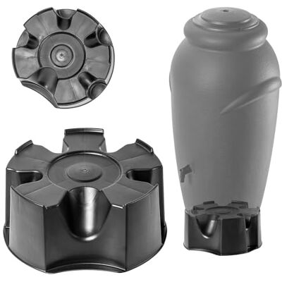 KADAX Pied pour citerne d'eau de pluie, 50 cm, socle universel en plastique pour réservoirs d'eau de pluie ronds, support pour tonneau de pluie, anthracite, 50 cm KADAX Pied pour citerne d'eau de pluie, 50 cm, socle universel en plastique pour réservoirs d'eau de pluie ronds, support pour tonneau de pluie, anthracite, 50 cm