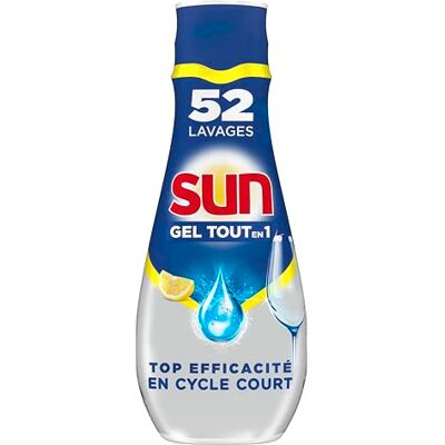 Sun Citron Gel Tout-en-Un pour Lave-Vaisselle Sun Citron Gel Tout-en-Un pour Lave-Vaisselle