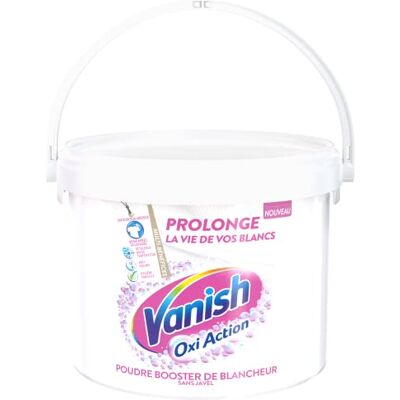 Vanish détachant Oxi Action Blanc Poudre efficace dès 30° 2.25 kg Vanish détachant Oxi Action Blanc Poudre efficace dès 30° 2.25 kg